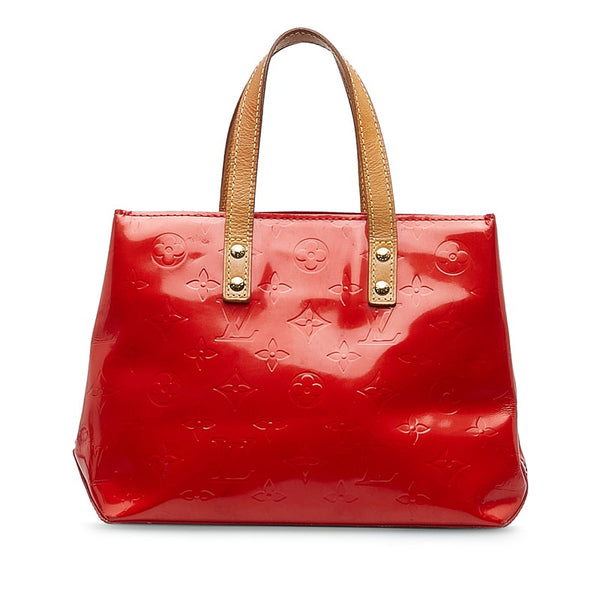 ルイ ヴィトン モノグラム ヴェルニ リードPM ハンドバッグ M91088 ルージュ レッド パテントレザー レディース LOUIS VUITTON 【中古】