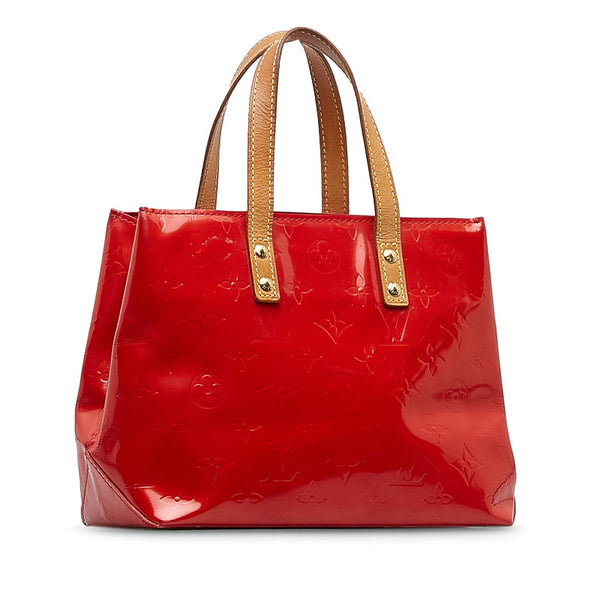 ルイ ヴィトン モノグラム ヴェルニ リードPM ハンドバッグ M91088 ルージュ レッド パテントレザー レディース LOUIS VUITTON 【中古】