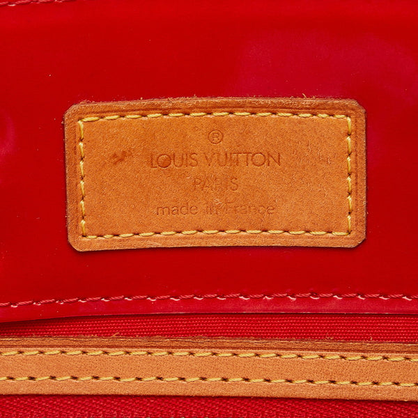 ルイ ヴィトン モノグラム ヴェルニ リードPM ハンドバッグ M91088 ルージュ レッド パテントレザー レディース LOUIS VUITTON 【中古】