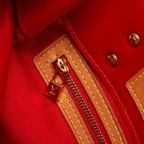 ルイ ヴィトン モノグラム ヴェルニ リードPM ハンドバッグ M91088 ルージュ レッド パテントレザー レディース LOUIS VUITTON 【中古】