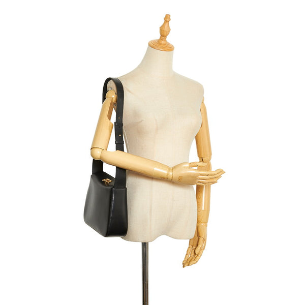 サルヴァトーレフェラガモ ガンチーニ ショルダーバッグ E21 8161 ブラック レザー レディース Salvatore Ferragamo 【中古】