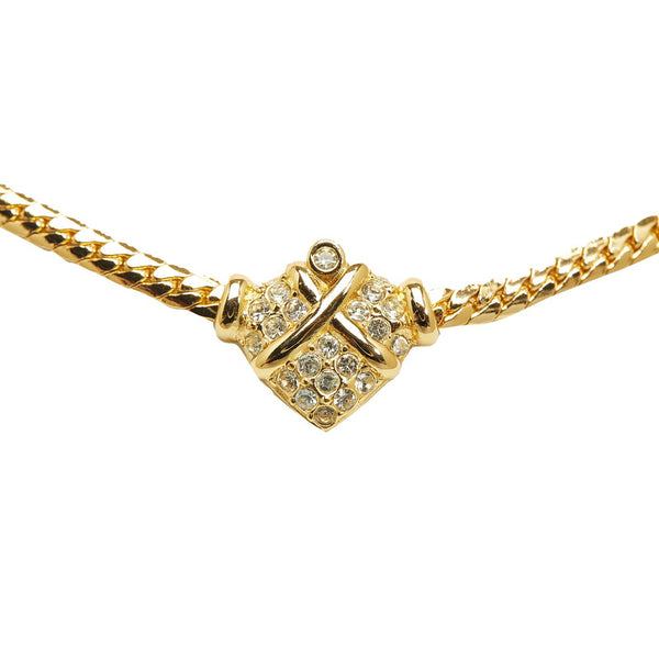 ディオール ネックレス ゴールド メッキ レディース Dior 【中古】