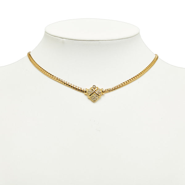 ディオール ネックレス ゴールド メッキ レディース Dior 【中古】
