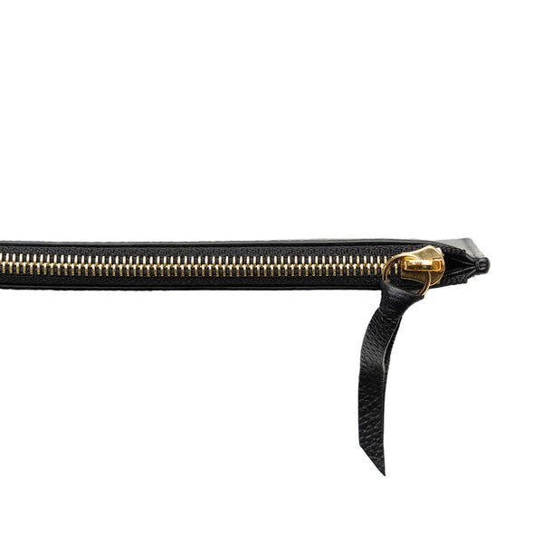 ルイ ヴィトン モノグラム アンプラント ポシェット フェリシー 斜め掛け チェーン ショルダーバッグ M80482 ブラック ベージュ レザー レディース LOUIS VUITTON 【中古】