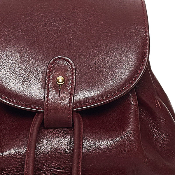 グッチ バンブー リュック・デイパック 003 2058 ワインレッド レザー レディース GUCCI 【中古】