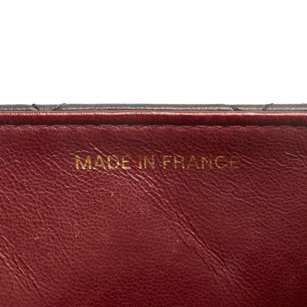 シャネル マトラッセ ダイアナ チェーン ショルダーバッグ ブラック ラムスキン レディース CHANEL 【中古】