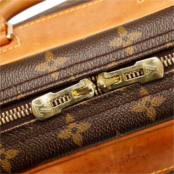 ルイ ヴィトン モノグラム トゥルーヴィル ハンドバッグ M42228 ブラウン PVC レザー レディース LOUIS VUITTON 【中古】
