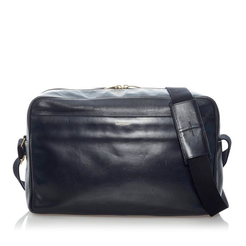 サンローラン 斜め掛け ショルダーバッグ  326502 ブラック レザー メンズ SAINT LAURENT 【中古】