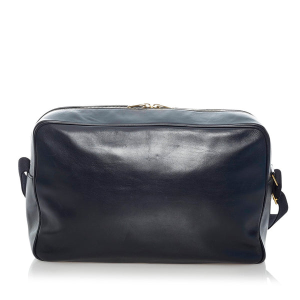 サンローラン 斜め掛け ショルダーバッグ  326502 ブラック レザー メンズ SAINT LAURENT 【中古】