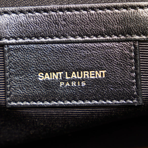 サンローラン 斜め掛け ショルダーバッグ  326502 ブラック レザー メンズ SAINT LAURENT 【中古】