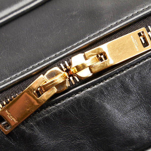 サンローラン 斜め掛け ショルダーバッグ  326502 ブラック レザー メンズ SAINT LAURENT 【中古】