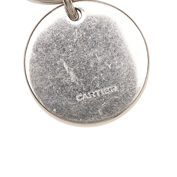 カルティエ キーホルダー キーリング バッグチャーム シルバー メタル レディース CARTIER 【中古】
