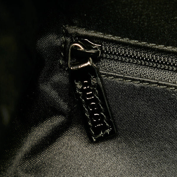 グッチ オールドグッチ ワンショルダー 001 3297 ブラック キャンバス エナメル レディース GUCCI 【中古】