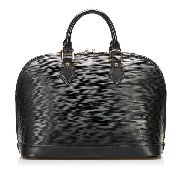 ルイ ヴィトン エピ アルマ PM ハンドバッグ M52142 ノワール ブラック レザー レディース LOUIS VUITTON 【中古】