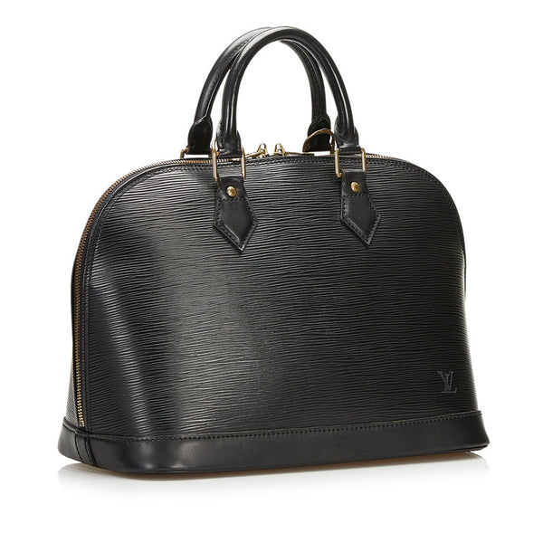 ルイ ヴィトン エピ アルマ PM ハンドバッグ M52142 ノワール ブラック レザー レディース LOUIS VUITTON 【中古】