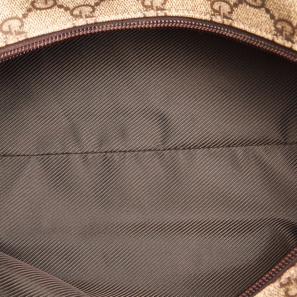 グッチ GGスプリーム クラッチバッグ セカンドバッグ 02888 ベージュ PVC レザー レディース GUCCI 【中古】