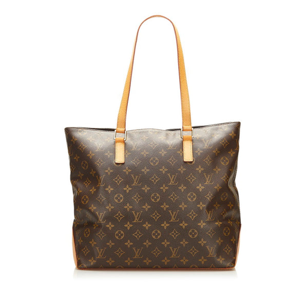 ルイ ヴィトン モノグラム カバメゾ ハンドバッグ トートバッグ M51151 ブラウン PVC レザー レディース LOUIS VUITTON 【中古】