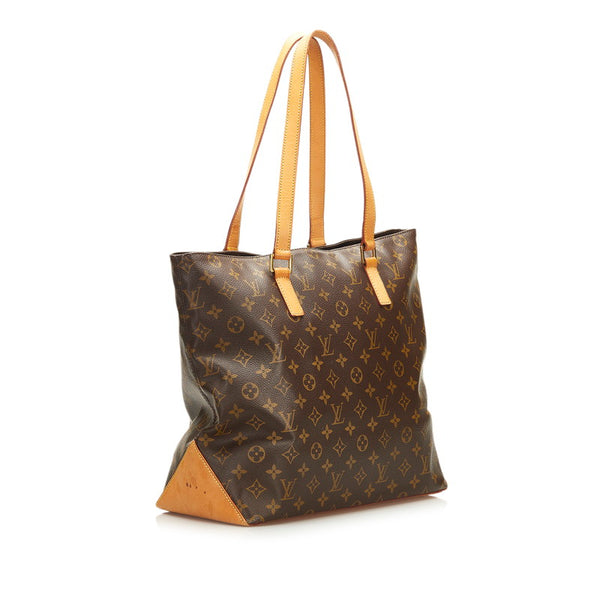 ルイ ヴィトン モノグラム カバメゾ ハンドバッグ トートバッグ M51151 ブラウン PVC レザー レディース LOUIS VUITTON 【中古】