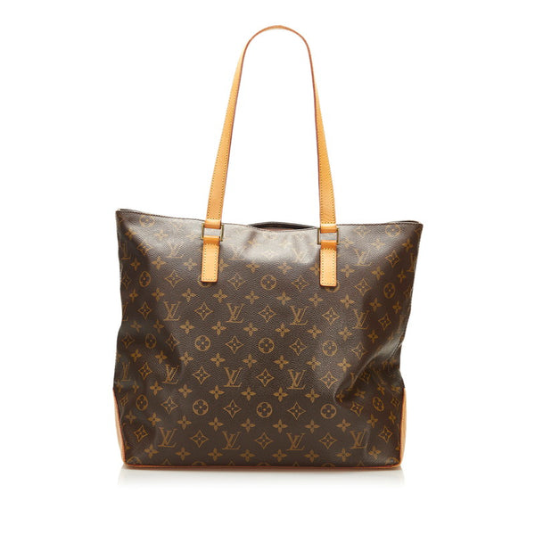 ルイ ヴィトン モノグラム カバメゾ ハンドバッグ トートバッグ M51151 ブラウン PVC レザー レディース LOUIS VUITTON 【中古】