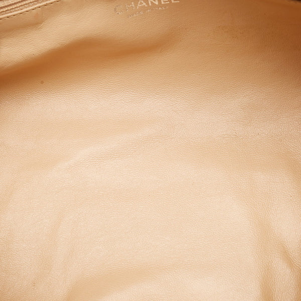 シャネル ココマーク チェーン ハンドバック アイボリー レザー レディース CHANEL 【中古】