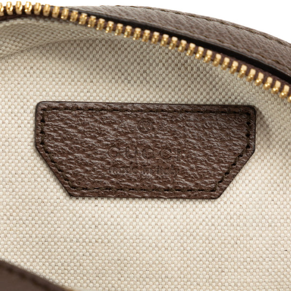 グッチ GGスプリーム ショルダーバッグ 574978 ベージュ ブラウン PVC レザー レディース GUCCI 【中古】