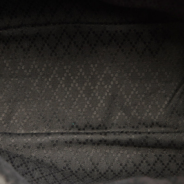 グッチ バンブー リュック バックパック 0032058 ブラック スウェード レザー レディース GUCCI 【中古】