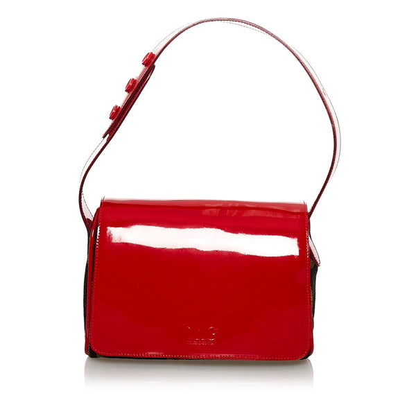 ドルチェアンドガッバーナ ショルダーバッグ レッド エナメル ウール レディース DOLCE&GABBANA 【中古】