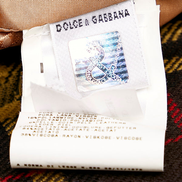 ドルチェアンドガッバーナ ショルダーバッグ レッド エナメル ウール レディース DOLCE&GABBANA 【中古】