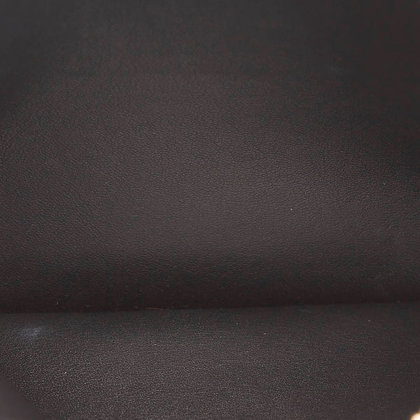 クリスチャンディオール ディオリッシモ バラ柄 ハンドバッグ ショルダーバッグ 2WAY ブラック ブルー レザー レディース Christian Dior 【中古】