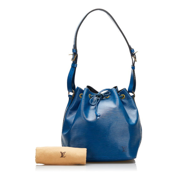 ルイ ヴィトン エピ プチノエ ショルダーバッグ M44105 トレドブルー レザー レディース LOUIS VUITTON 【中古】