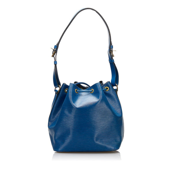 ルイ ヴィトン エピ プチノエ ショルダーバッグ M44105 トレドブルー レザー レディース LOUIS VUITTON 【中古】