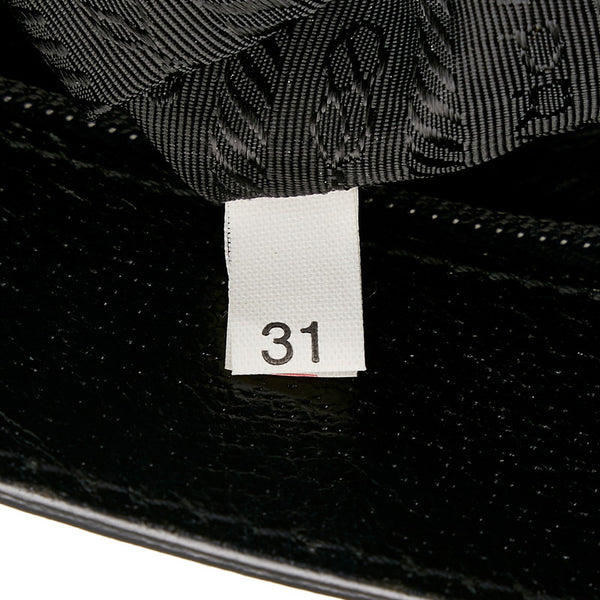 プラダ トートバッグ ブラック レザー レディース PRADA 【中古】