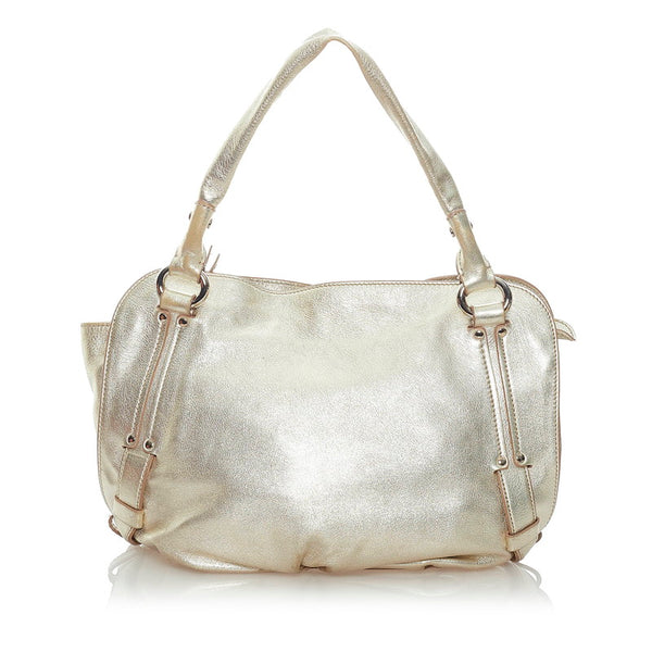 セリーヌ ビタースイート ハンドバッグ ワンショルダーバッグ  シャンパンゴールド レザー レディース CELINE 【中古】