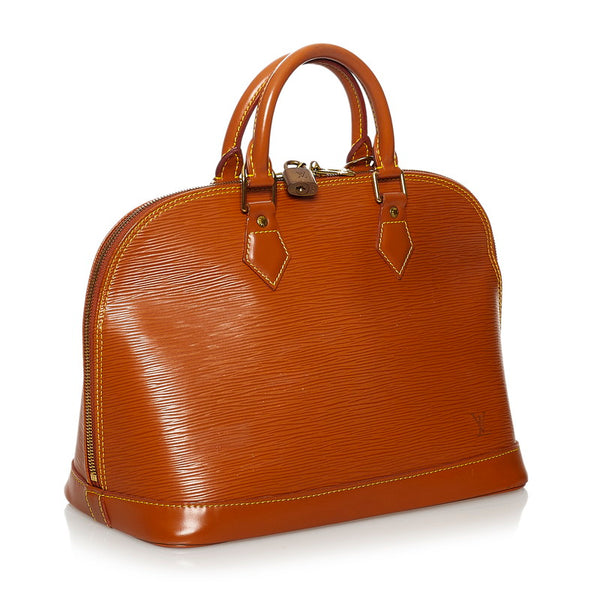 ルイ ヴィトン エピ アルマPM ハンドバッグ M52143 ケニアブラウン レザー レディース LOUIS VUITTON 【中古】
