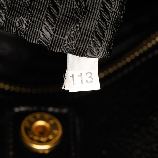 プラダ ハンドバッグ ショルダーバッグ 2WAY BN1713 ブラック エナメル レディース PRADA 【中古】