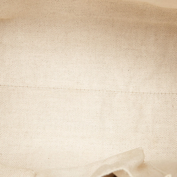 グッチ GGキャンバス ラブリートート ハンドバッグ 257069 ブラウン ベージュ キャンバス レザー レディース GUCCI 【中古】