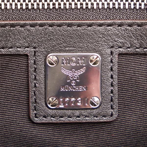 エム シー エム リュック バックパック ブラック レザー レディース MCM 【中古】