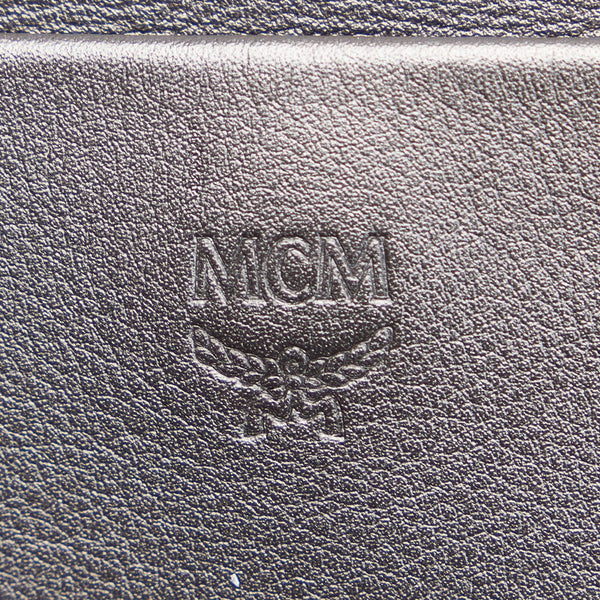 エム シー エム リュック バックパック ブラック レザー レディース MCM 【中古】