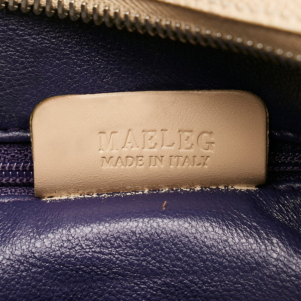 ブルガリ ハンドバッグ ベージュ レザー レディース BVLGARI 【中古】