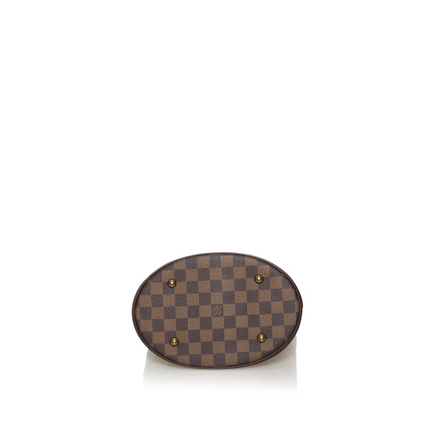 ルイ ヴィトン モノグラム ダミエ マレ トートバッグ N42240 ブラウン PVC レザー レディース LOUIS VUITTON 【中古】