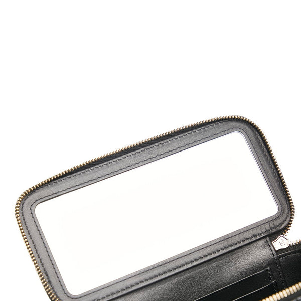 シャネル マトラッセ チェーン ショルダーバッグ バニティバッグ ブラック キャビアスキン レディース CHANEL 【中古】