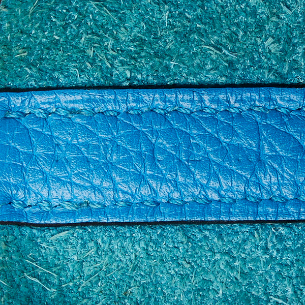 エルメス ピコタンロック MM ハンドバッグ ブルーザンジバル レザー レディース HERMES 【中古】