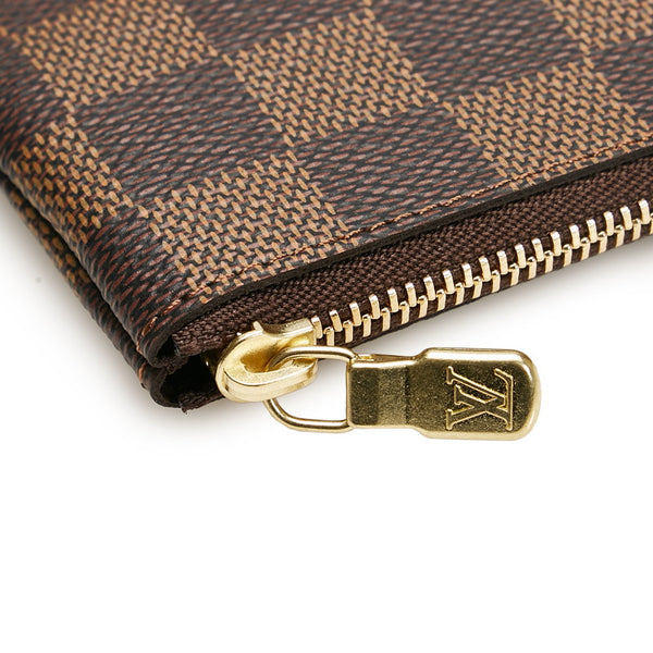 ルイ ヴィトン ダミエ ポシェットクレ コインケース キーケース 小銭入れ N62658 エベヌ ブラウン PVC レディース LOUIS VUITTON 【中古】