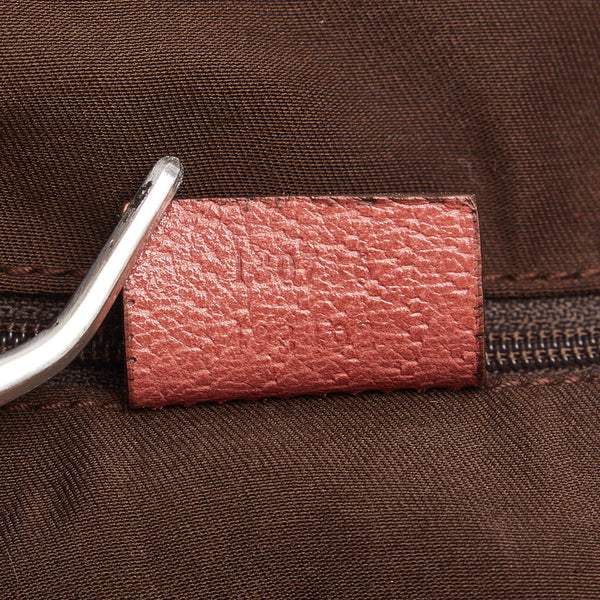 グッチ GG ハンドバッグ トートバッグ 130736 ピンク スエード レディース GUCCI 【中古】