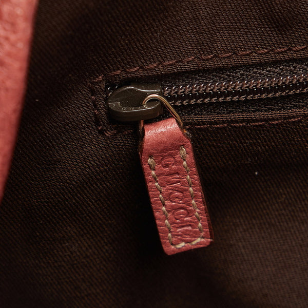 グッチ GG ハンドバッグ トートバッグ 130736 ピンク スエード レディース GUCCI 【中古】