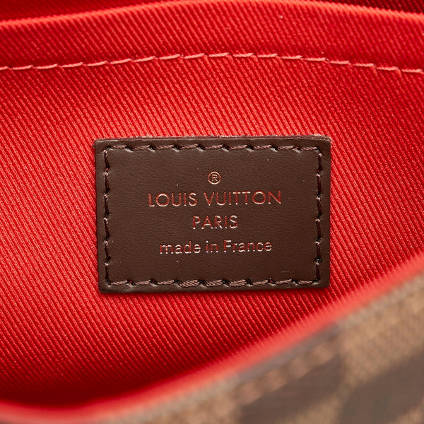 ルイ ヴィトン ダミエ クロワゼットPM ハンドバッグ ショルダーバッグ 2WAY N53000 ブラウン PVC レザー レディース LOUIS VUITTON 【中古】