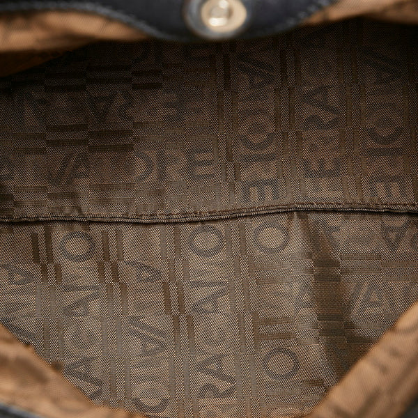 サルヴァトーレフェラガモ ガンチーニ ハンドバッグ EY-21 A066 ブラック レザー レディース Salvatore Ferragamo 【中古】