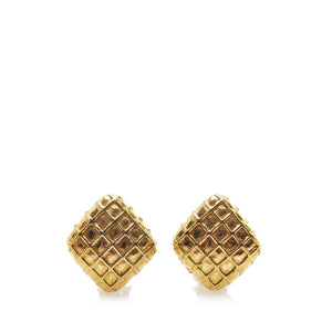 シャネル マトラッセ イヤリング ゴールド メッキ レディース CHANEL 【中古】