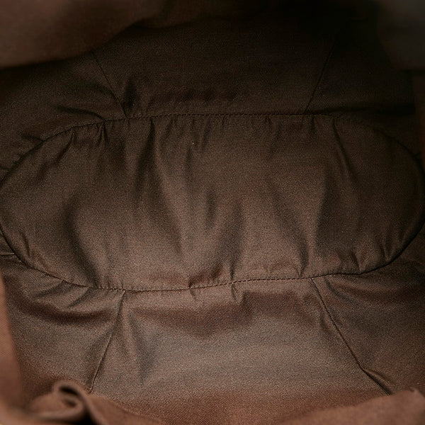 グッチ 斜め掛け ショルダーバッグ  388930 ベージュ ホワイト キャンバス レザー レディース GUCCI 【中古】