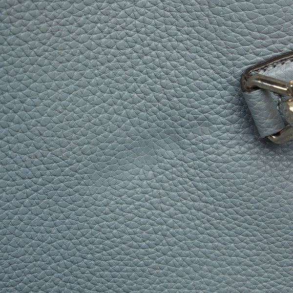 グッチ ニュージャッキー 斜め掛け ショルダーバッグ 362971 ライトブルー グレー レザー レディース GUCCI 【中古】